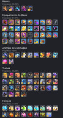 Cv18 | 4 Paisagens | 11 Skins | Equipamentos 87% | Aprendizes upados | (+015)