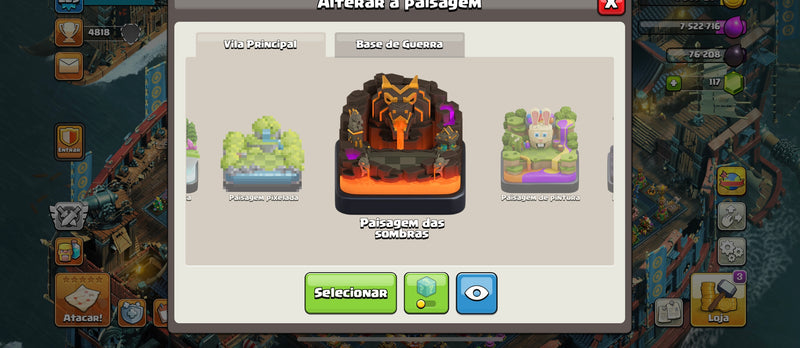 Cv17 | 7 Paisagens | 19 Skins | Lotada de Decorações | (+89)