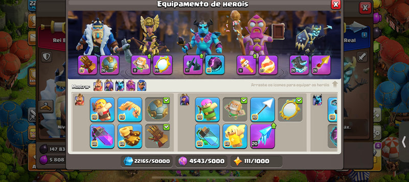 Cv17 | 2 Paisagens | 18 Skins | Equipamentos 89% | (+51)