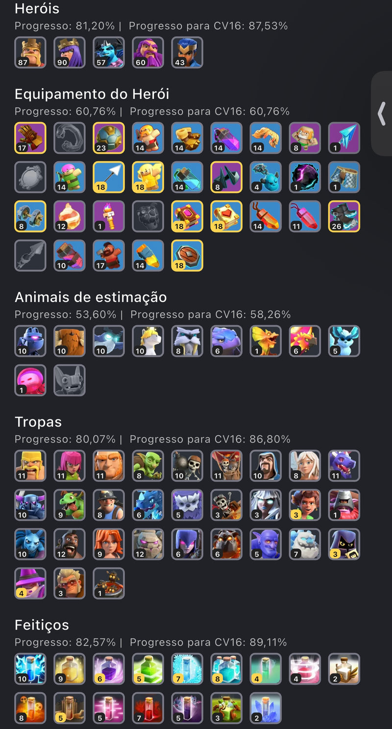 Cv16 | 3 Paisagens | 16 Skins | (+99)