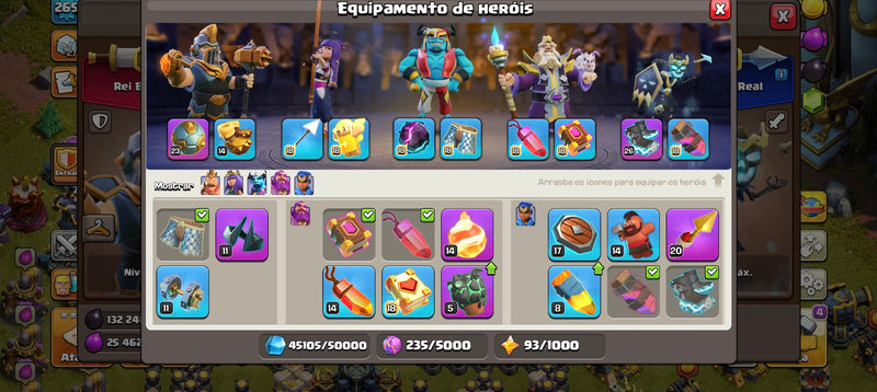 ⚡CV 17 BRABA(Paisagem Clash of Dragons) (M+59)