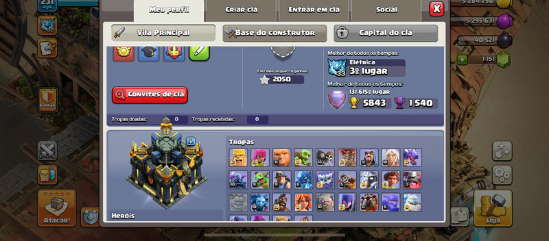 Cv17 | 1 Paisagem | 19 Skins | Aprendizes upados | Equipamentos 80% | (+45)