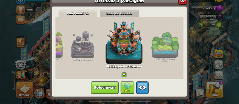 Cv17 | 7 Paisagens | 19 Skins | Lotada de Decorações | (+89)
