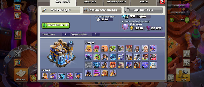 Cv18 | 4 Paisagens | 46 Skins | Equipamentos 89% | (+47)