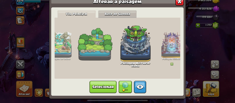 Cv17 | 8 Paisagens | 21 Skins | Set Fantasma | (+78)