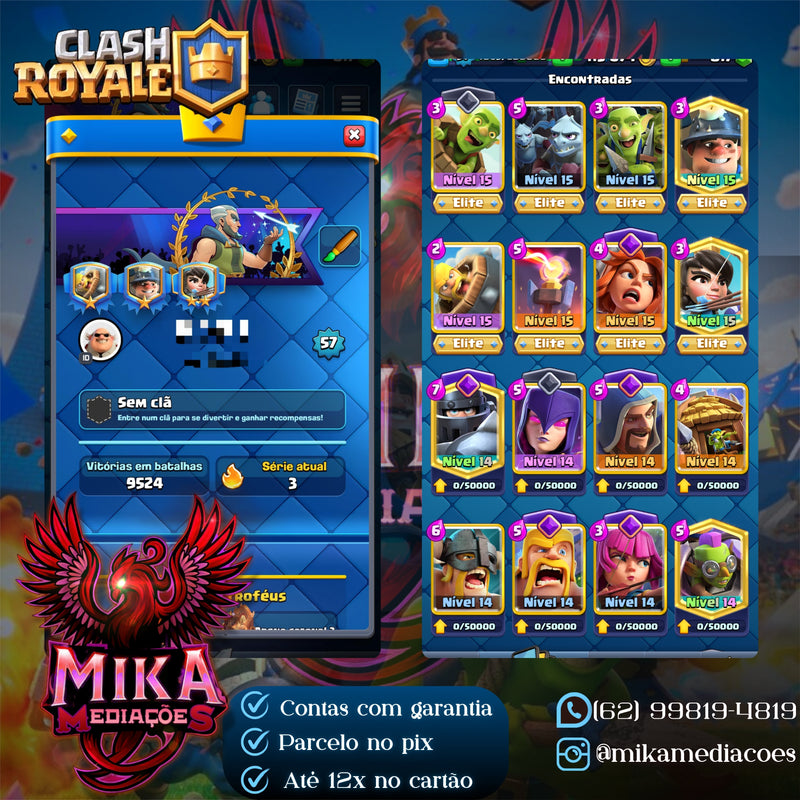 Nível 57 | 11 Evoluções | 9 Elites | 9 anos | 60 Emotes | (+47)