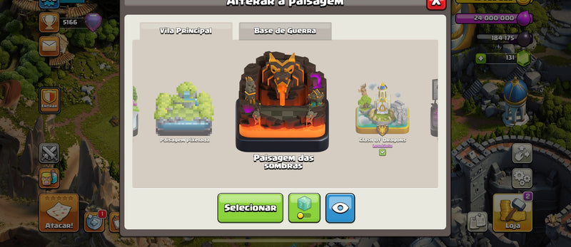 Cv17 | 5 Paisagens | Paisagem lendária | 30 Skins | (+10)
