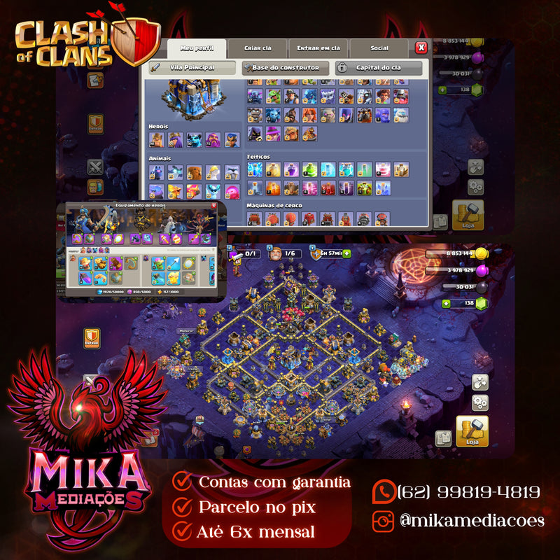 Cv18 | 4 Paisagens | 11 Skins | Equipamentos 87% | Aprendizes upados | (+015)