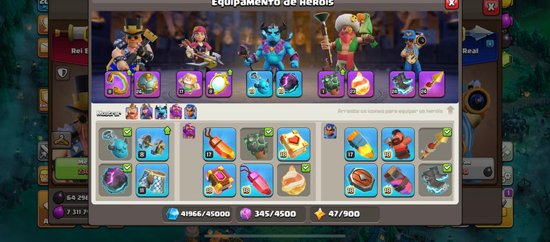 Cv15 semi full | 2 Paisagens | 11 Skins | Equipamentos 80% | (+15)