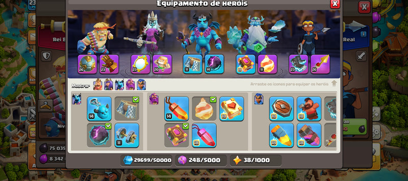 Cv17 | 3 Paisagens | 11 Skins | Equipamentos 87% | (+73)