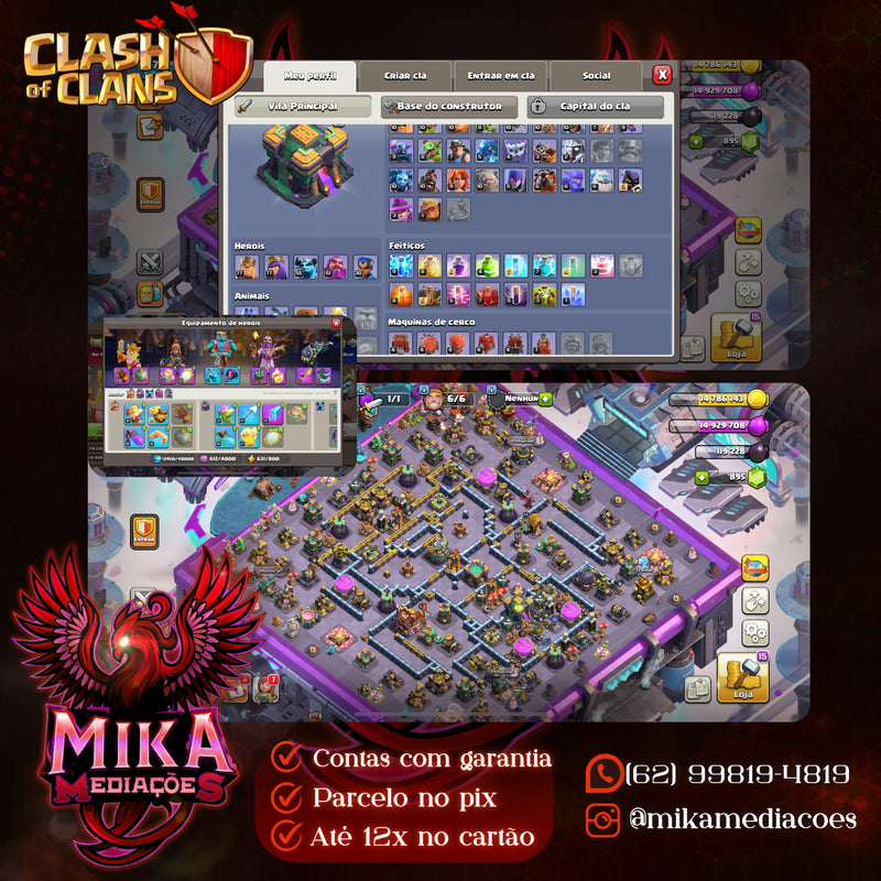 Cv14 | 1 Paisagem | 6 Skins | Equipamentos de cv14 max | (+103)