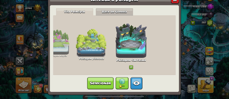 Cv17 | 3 Paisagens | Set Fantasma Completo | Lotada de decorações | (+802)