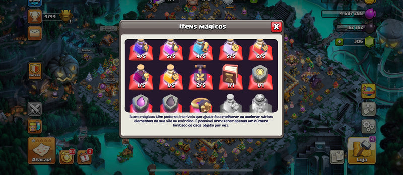 Cv17 | 3 Paisagens | Set Fantasma Completo | Lotada de decorações | (+802)