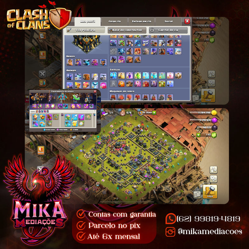 Cv17 | 1 Paisagem | 19 Skins | Aprendizes upados | Equipamentos 80% | (+45)