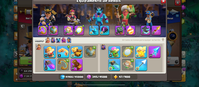 Cv15 semi full | 2 Paisagens | 11 Skins | Equipamentos 80% | (+15)