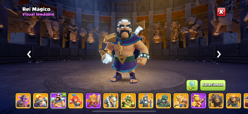 Cv17 | 5 Paisagens | 54 Skins | Equipamentos 90% | Set Mágico | (+50)