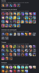 Cv15 semi full | 2 Paisagens | 11 Skins | Equipamentos 80% | (+15)