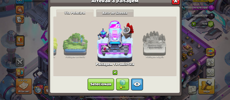 Cv14 | 1 Paisagem | 6 Skins | Equipamentos de cv14 max | (+103)