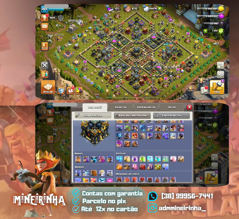 *⚡CV 17 94% Full**(Paisagem Clash of Dragons)* (M+59)