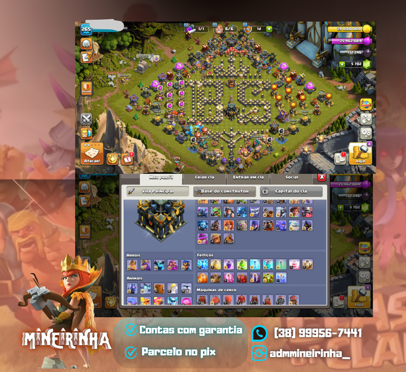 ⚡CV 17 BRABA(Paisagem Clash of Dragons) (M+59)