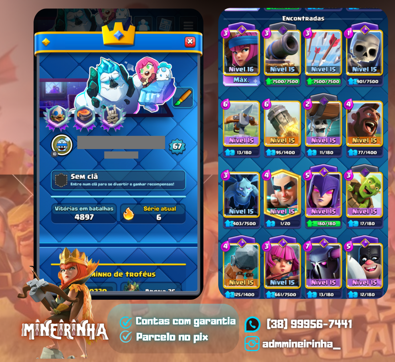 Lvl 67 | 2 nvl max e 45 nvl 15 | 21 evoluções | +160 emotes (M+68)