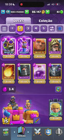 Nível 59 | 14 Evoluções | 24 Elites | 61 Emotes | CRL 2024 | Emote CRL 24+20 WINS | (+77)