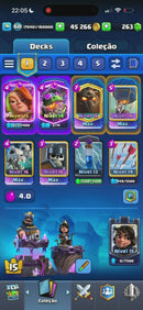 Nível 60 | 16 Evoluções | 4 cartas nível 16 | 2 Heróis | 70 Emotes | (+011)