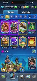 LVL 52 | +10K Troféus | 14 Evoluções | 4 cartas nível 15 | (P+2)