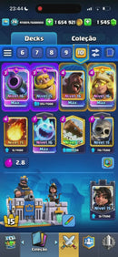 Nível 74 | 21 Evoluções | 8 nível 16 | 68 nível 15 | 1 Herói | 214 Emotes | (+09)