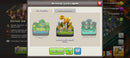 Clash of Clans cv18 | nível 276 | 55 skins (32 lendárias) | 7 paisagens (1 de guerra) | 95% Full) | (