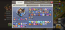 Clash of Clans cv18 | nível 245 | 34 skins | 8 paisagens | (