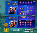 CONTA DE BRAWL STARS CRIADA EM 2021 | +76.000 TROFÉUS | 46 PRESTÍGIOS | 250+ SKINS | 41 LVL 11 | 30 HIPERCARGAS | (