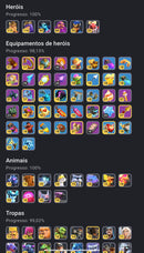 Cv18 99% FULL | 9 Paisagens | 56 Skins | Equipamentos 98% | (+039)