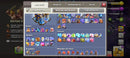 Clash of Clans | cv18| nível 245 | 33 skins 14 lendárias | 3 paisagens (2 de guerra) | 86% Full | (
