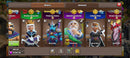 Clash of Clans | cv18 | nível 265 | 48 skins (13 lendárias) | 2 paisagens (1 lendária) | 89% Full | (