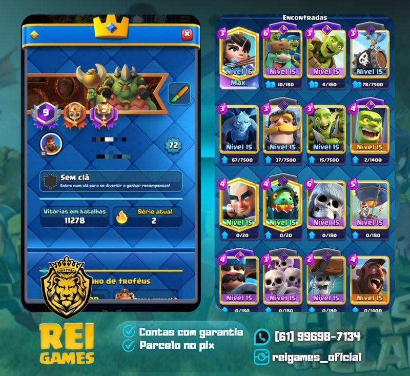 Nível 72 | 9 anos | 78 nível 15 | 24 evoluções | 263 emotes | (#21)