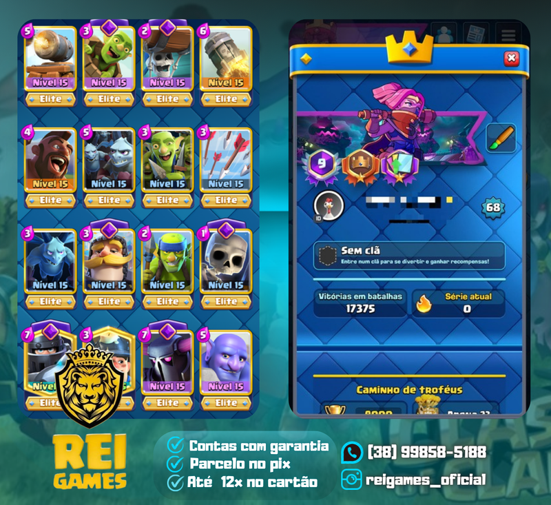 Nível 68 | 9 anos | 81 elite | 22 evoluções (01+35)