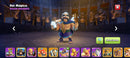 ✨ **Cv18 semi Full | nível 259 | 65skins (17 lendárias) | 11 paisagens (2 de guerra ) | 7k troféus Lendários** ✨