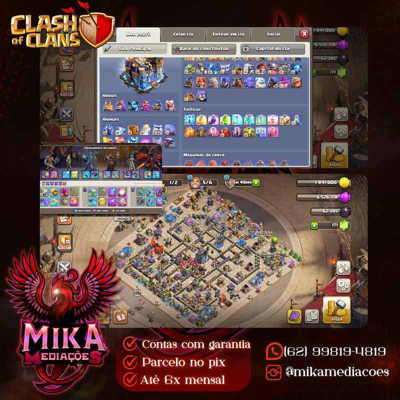 Cv18 | 92% Full | 5 Paisagens | 28 Skins | 1 set completo | Equipamentos 85% | (+044)