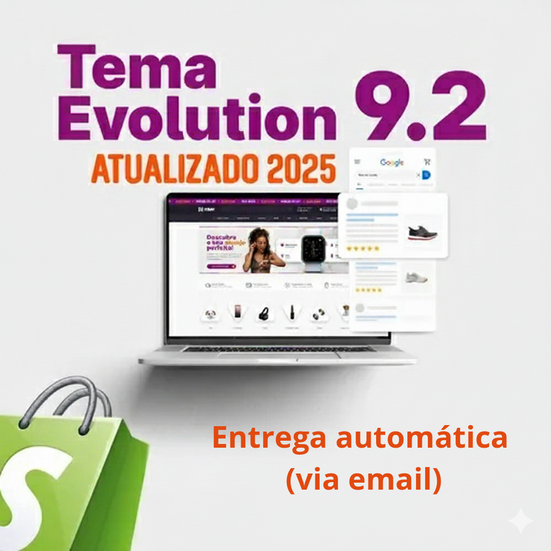 Tema evolution 9.2 | shopify |  (entrega automática)