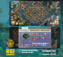 Clash of Clans cv17 | nível 201 | 7 skins (5 lendárias) | 1 paisagem | (