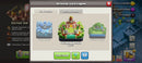 Clash of Clans | cv18 | nível 260 | 72 skins (23 lendárias) | 13 paisagens (2 de guerra) | 88% Full |   (